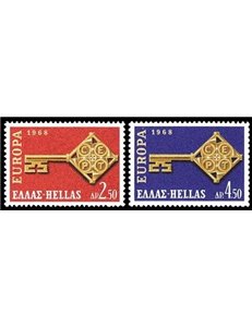 GRECIA 1968 Europa 2v MNH**
