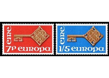 IRLANDA 1968 Europa 2v MNH**