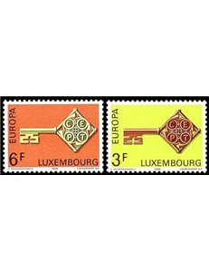 LUXEMBOURG 1968 Europe 2v MNH**