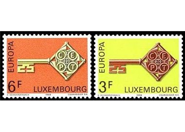 LUXEMBOURG 1968 Europe 2v MNH**