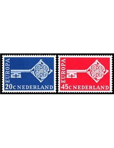 OLANDA 1968 Europa 2v MNH**