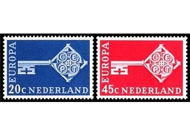 OLANDA 1968 Europa 2v MNH**