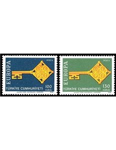 TURCHIA 1968 Europa 2v MNH**