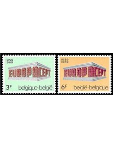 BELGIO 1969 Europa 2v MNH**