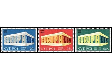 CYPRUS 1969 Europe 3v MNH**