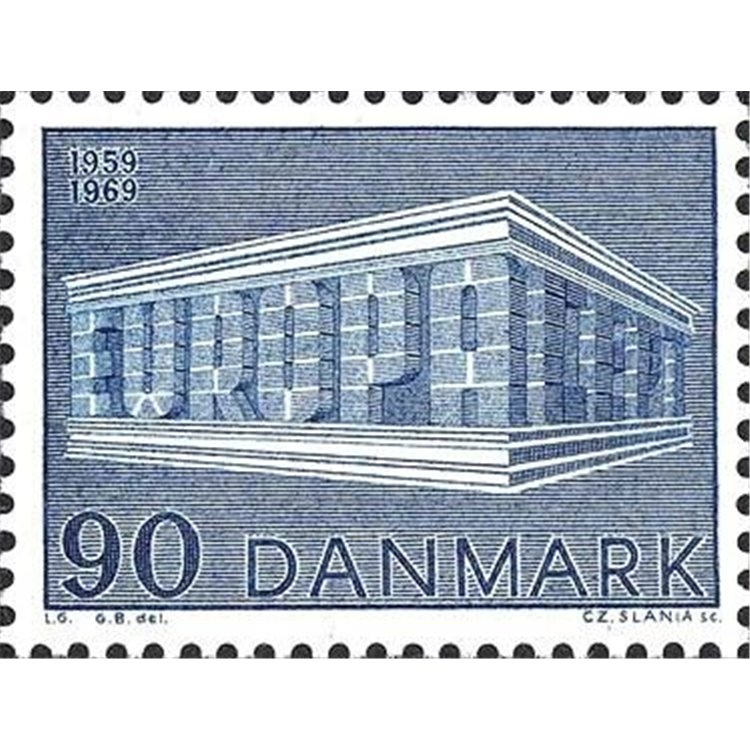 DANIMARCA 1969 Europa MNH**