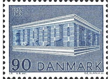DANIMARCA 1969 Europa MNH**