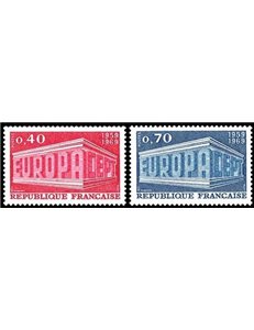 FRANCE 1969 Europe 2v MNH**