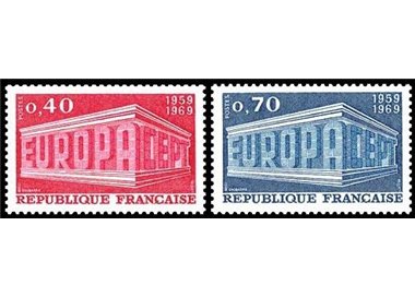 FRANCE 1969 Europe 2v MNH**