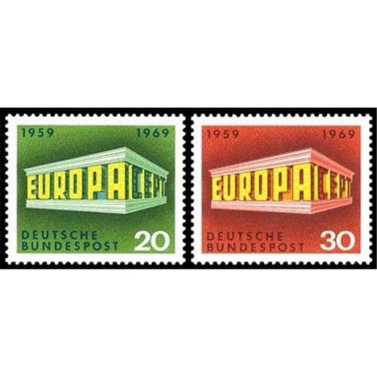 GERMANY BRD 1969 Europe 2v MNH**