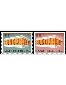GRECIA 1969 Europa 2v MNH**