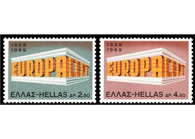 GREECE 1969 Europe 2v MNH**
