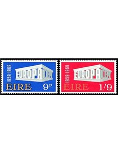 IRLANDA 1969 Europa 2v MNH**