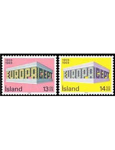 ICELAND 1969 Europe 2v MNH**