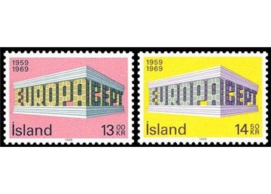 ICELAND 1969 Europe 2v MNH**