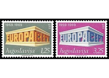 YUGOSLAVIA 1969 Europe 2v MNH**
