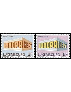 LUSSEMBURGO 1969 Europa 2v MNH**