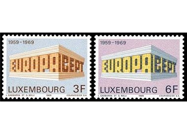 LUSSEMBURGO 1969 Europa 2v MNH**