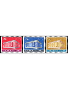 MONACO 1969 Europa 3v MNH**