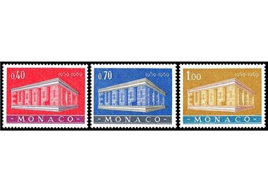 MONACO 1969 Europe 3v MNH**