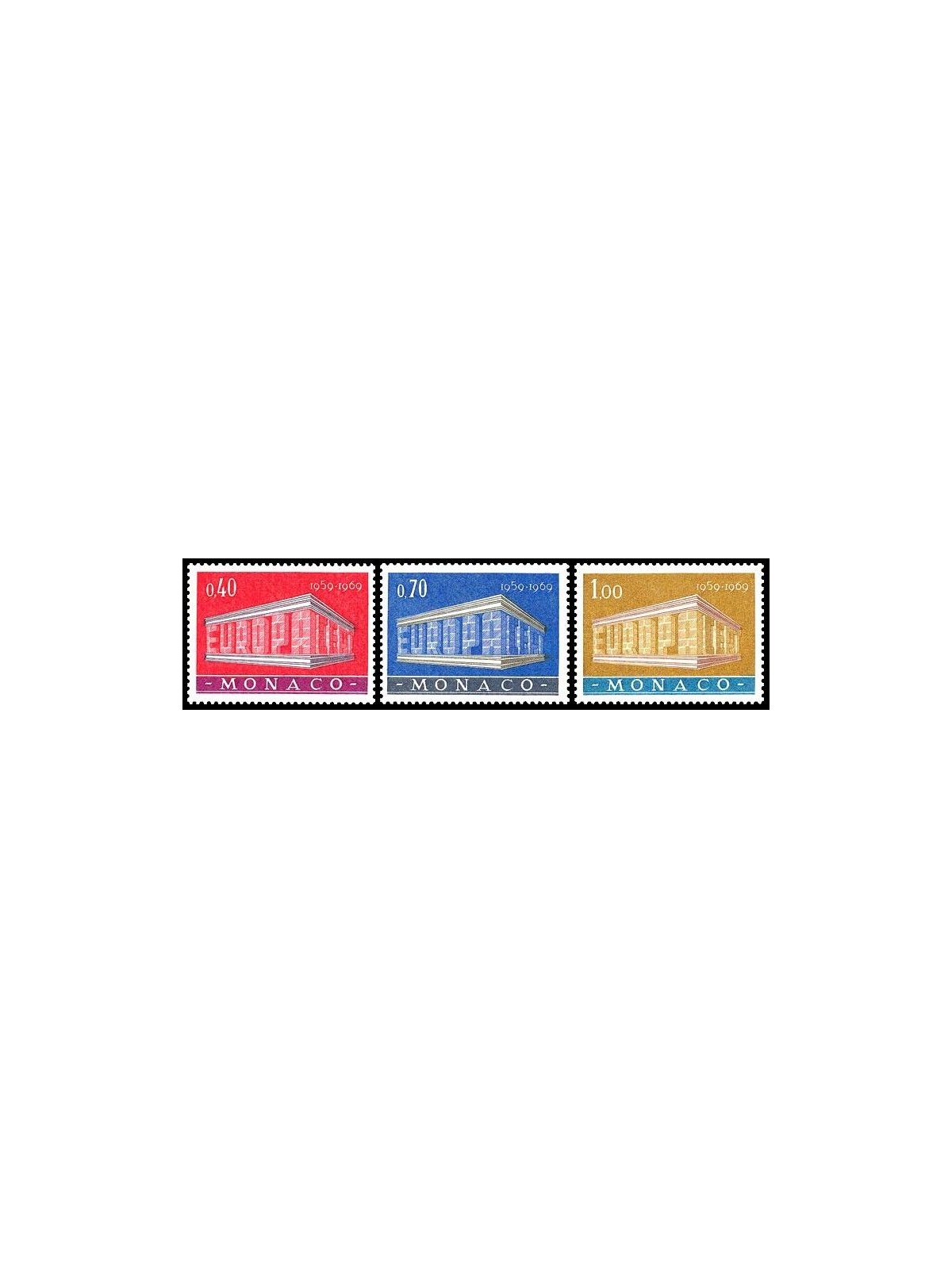 MONACO 1969 Europe 3v MNH**