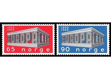 NORVEGIA 1969 Europa 2v MNH**