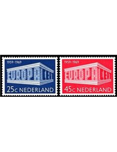 NETHERLANDS 1969 Europe 2v MNH**