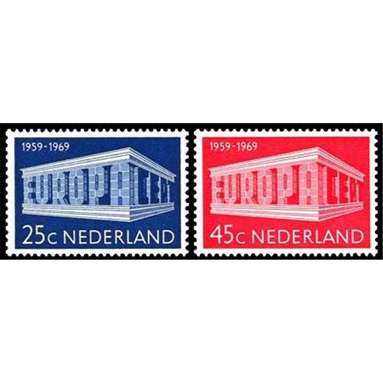 OLANDA 1969 Europa 2v MNH**