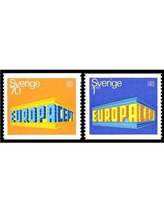 SWEDEN 1969 Europe 2v MNH**
