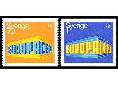 SVEZIA 1969 Europa 2v MNH**