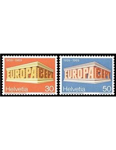 SWITZERLAND 1969 Europe 2v MNH**