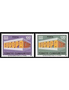 Türkiye 1969 Europe 2v MNH**