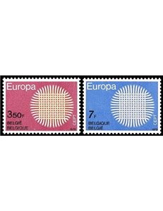 BELGIUM 1970 Europe 2v MNH**