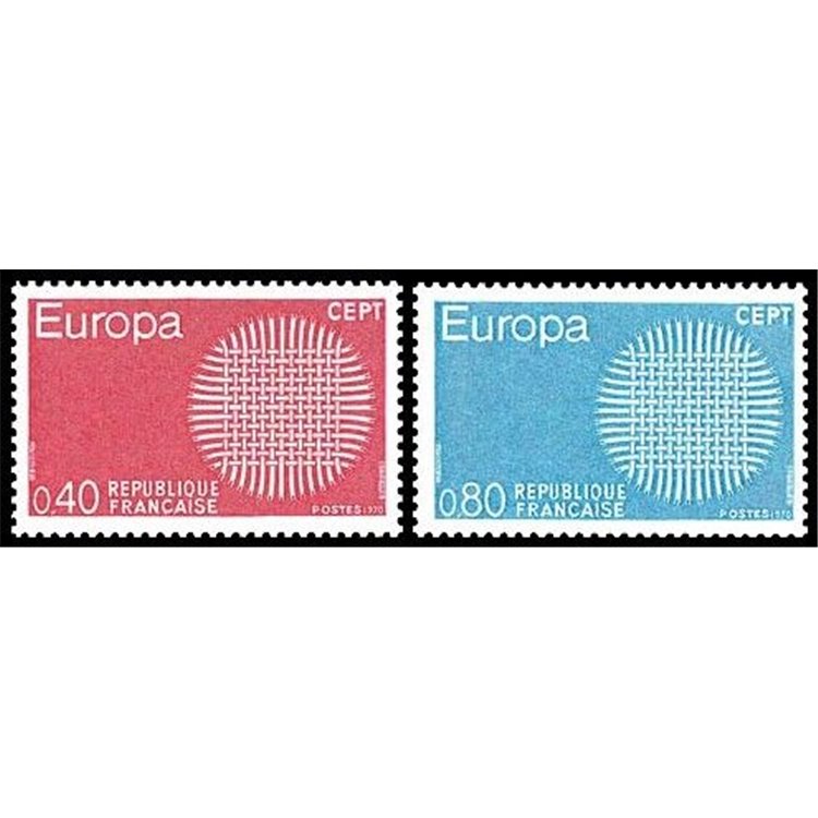 FRANCE 1970 Europe 2v MNH**