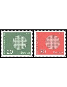 GERMANIA BRD 1970 Europa 2v MNH**