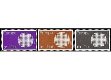IRLANDA 1970 Europa 3v MNH**