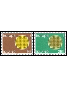 ICELAND 1970 Europe 2v MNH**