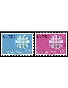 YUGOSLAVIA 1970 Europe 2v MNH**