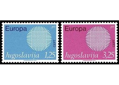 JUGOSLAVIA 1970 Europa 2v MNH**