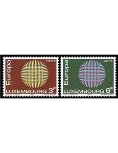 LUSSEMBURGO 1970 Europa 2v MNH**