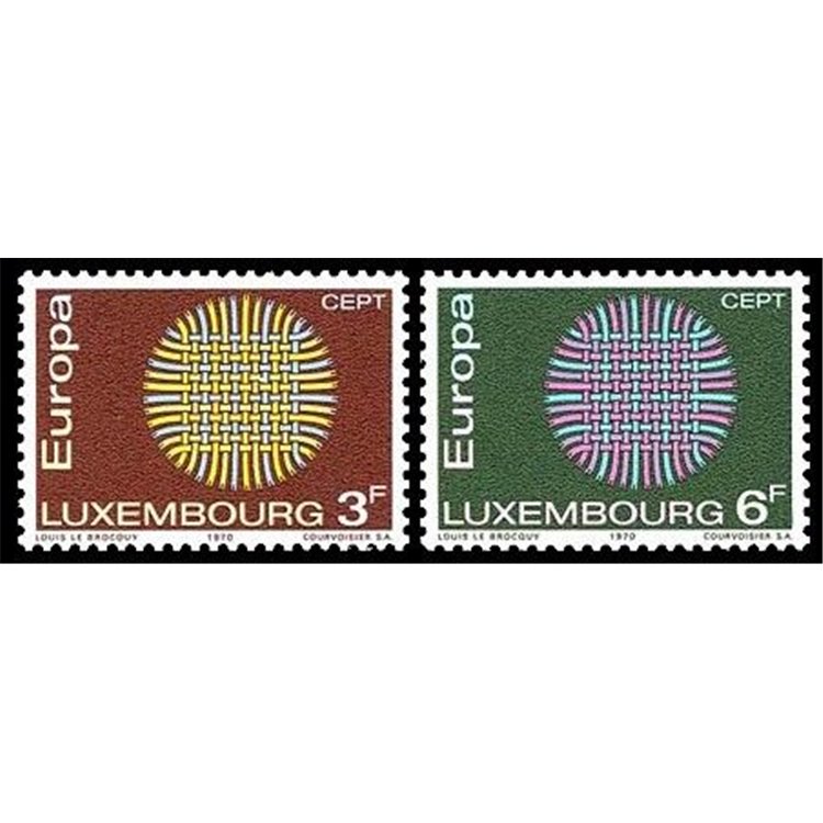LUXEMBOURG 1970 Europe 2v MNH**