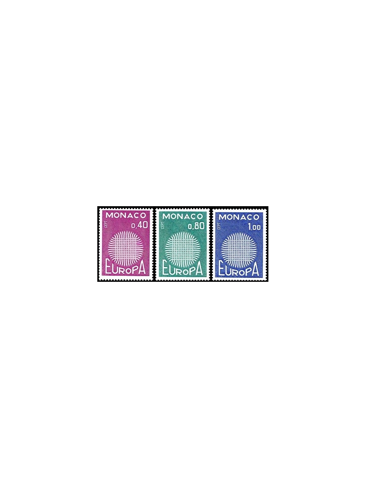 MONACO 1970 Europe 3v MNH**