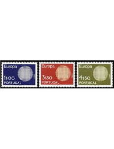 PORTUGAL 1970 Europe 3v MNH**