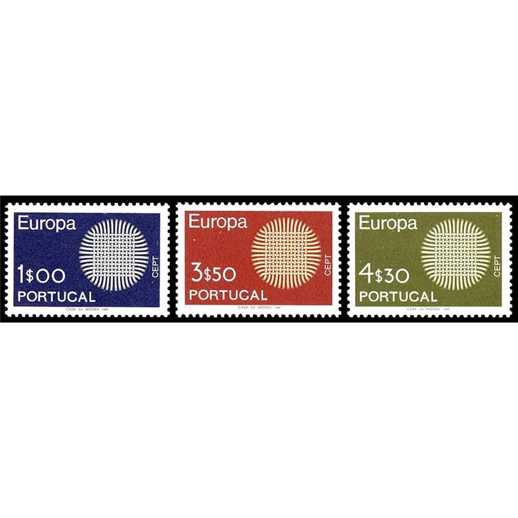 PORTOGALLO 1970 Europa 3v MNH**