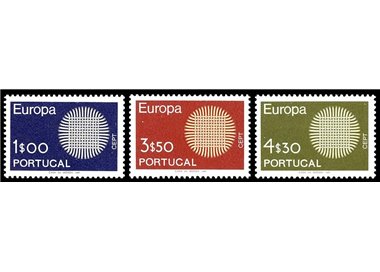 PORTOGALLO 1970 Europa 3v MNH**