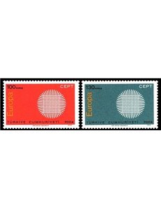 TURCHIA 1970 Europa 2v MNH**