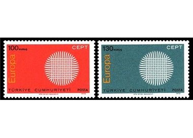 TURCHIA 1970 Europa 2v MNH**