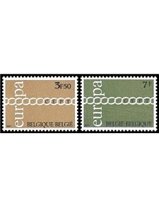 BELGIO 1971 Europa 2v MNH**