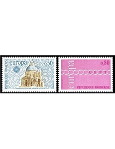 FRANCIA 1971 Europa 2v MNH**