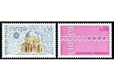 FRANCIA 1971 Europa 2v MNH**